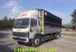 Bán xe tải jac n900e5 thùng bửng nhôm chiều cao 2m43