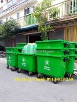 Bán xe đẩy gom rác đô thị 660 lit - giao hàng toàn quốc