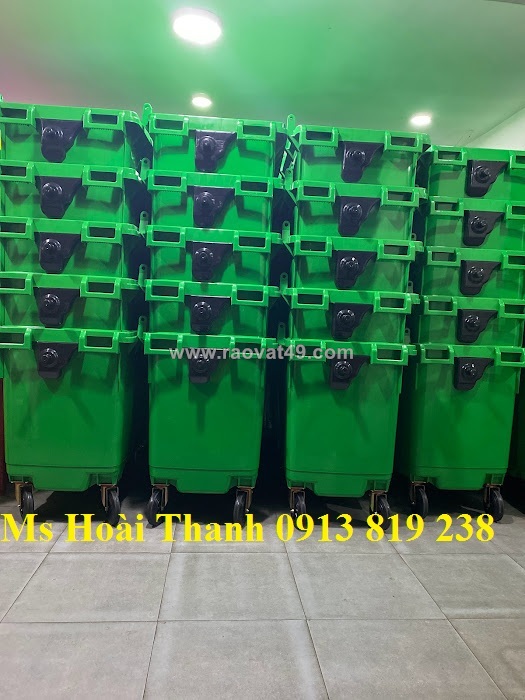 Bán xe đẩy gom rác đô thị 660 lit - giao hàng toàn quốc