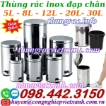 Thùng rác inox đạp chân giá sốc call/zalo 0984423150