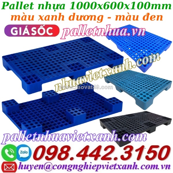 Pallet lót sàn kho lạnh 1000x600x100mm giá rẻ call 0984423150 huyền