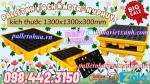Pallet nhựa chống tràn 4 phuy 1300x1300x300mm khuyến mãi giá sốc