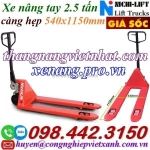 Xe nâng tay 2500kg càng hẹp ac25s