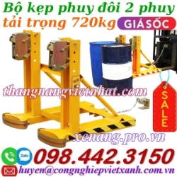 Bộ kẹp phuy đôi 2 phuy 720kg