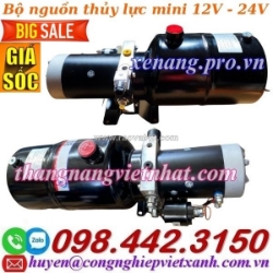 Bộ nguồn thủy lực mini - bơm thủy lực mini 12v - 24v