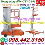 Thang nâng người trục rút bằng điện 125kg nâng cao 8 mét gamlift gtwy801