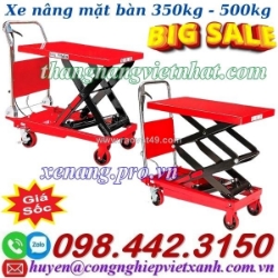 Xe nâng mặt bàn - xe nâng bàn 350kg và 500kg sale giá cực sốc
