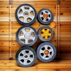 Bánh xe cổng xếp inox - tìm bánh xe cổng xếp lỗ cốt 12mm