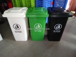 Cung cấp thùng thu gom rác y tế 240 lit màu vàng - ms thanh 0913 819 238