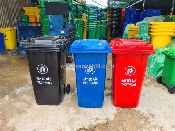 Cung cấp thùng thu gom rác y tế 240 lit màu vàng - ms thanh 0913 819 238