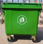 Cung cấp xe đẩy rác 1100 lit giá rẻ - mrs hoài thanh  0913 819 238
