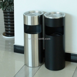 Địa chỉ bán thùng rác inox tròn có gạt tàn - ms thanh 0913 819 238