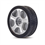 Bánh xe cổng tự động - bánh xe cổng xếp tự động lỗ d 23mm