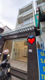 Bán nhà mặt tiền 4 tầng mới xây, nở hậu gần 5m, kinh doanh nhất nhì quận 8