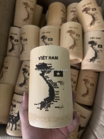 Khắc laser ly tre, ly gỗ giá rẻ tại hcm