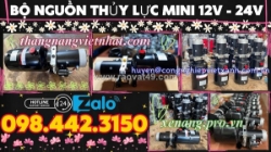 Bộ nguồn thủy lực mini - bơm thủy lực mini 12v - 24v
