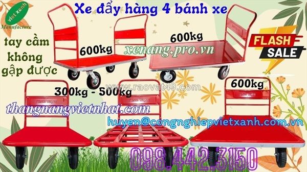 Xe đẩy hàng 150kg đến 600kg