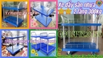 Xe đẩy hàng 2 tầng sàn nhựa 300kg giá rẻ