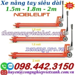 Xe nâng tay càng siêu dài 1.5m - 1.8m - 2m acl - noblelift