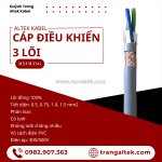 Cáp điều khiển 3 lõi, cáp truyền tín hiệu 3 lõi altek kabel