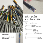 Cáp điều khiển 4 lõi, cáp truyền tín hiệu 4 lõi altek kabel
