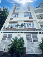 Bán  chdv 5 tầng, ngang 8m doanh thu 55tr, hẻm nhựa tải tránh 8m thông d2 nối