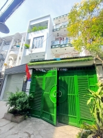 Bán nhà 4 tầng 96m2 ngang 4.5m đường nhựa 6m xe hơi thông 1979 huỳnh tấn phát