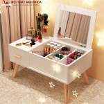 Bàn phấn mini ngồi bệt nhỏ xinh làm bằng gỗ công nghiệp