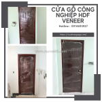 Báo giá cửa gỗ công nghiệp hdf veneer