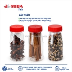 Bộ 3 hũ gia vị 125ml red – d38