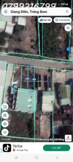 Đất nền giang điền trảng bom đồng nai sổ sẵn 1 tỷ . lh 0799 216 799 em trinh.