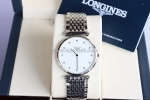 Đh nam longines la grande classicque siêu mỏng đính 12 viên kim cương fullbox
