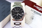 Đồng hồ nam longines conquest classic 4 kim giờ gmt - automatic - size 42mm fullbox....