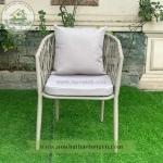 Ghế nhôm đúc nhập khẩu đan dây
