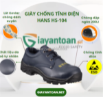 Giày chống tĩnh điện hans hs-104
