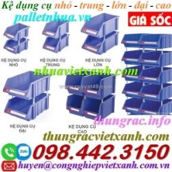 Kệ dụng cụ - khay phụ tùng - kệ nhựa xếp tầng nhỏ - trung - lớn - đại - cao khuyến mãi giá sốc