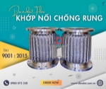 Khớp nối mềm kim loại, khớp nối inox chống rung, khớp nối mềm nối bích chịu nhiệt