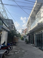 Nhà 3 tầng 66m2 4x, mặt tiền hẻm xe hơi thông 71 đào tông nguyên, thị trấn