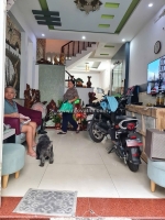 Nhà đẹp khu phân lô lê văn quới, 58m2, 4 tầng 4pn, hẻm 6m thông giá 6.x tỷ