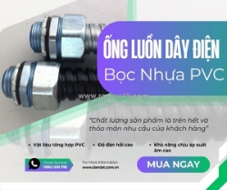 Ống ruột gà lõi thép bọc nhựa pvc, ống luồn dây điện và phụ kiện, ống ruột gà chịu nhiệt chống cháy