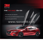 Phim cách nhiệt ô tô 3m là gì? bảng giá dán phim cách nhiệt 3m giá rẻ bmt