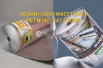So sách tấm cách nhiệt túi khí cát tường và việt nhật