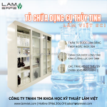 Tủ chứa dụng cụ thủy tinh