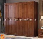 Tủ quần áo gỗ sồi phủ sơn bền đẹp chất lượng