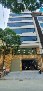⚜️ tòa văn phòng vip phố dương khuê, cầu giấy 117m2 10t mt 10m, 1.8 tỷ/năm, chỉ