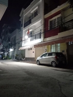 60m2 nhà 4 tầng ngang 6.06x10m, mặt tiền hẻm 6m xe hơi thẳng 1 trục, 76 dương