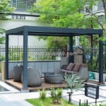 Aluminum pergola – nhà chòi tự động lý tưởng cho gia đình