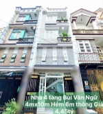 Bán nhà 4 tầng đường bùi văn ngữ, phường ht, q12, dt 38,3m2 (4mx10m) hẻm 6m