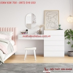 Bàn trang điểm treo tường gỗ công nghiệp nhỏ xinh