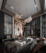 Bày trí nội thất sang trọng với thiết kế tối giản